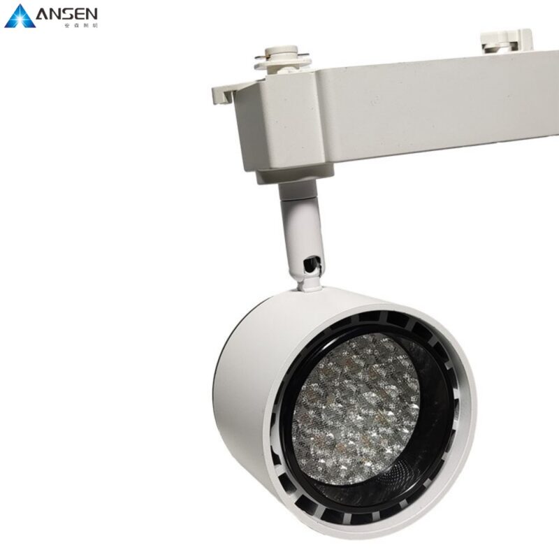 Ansen TL-SMD track light: 40W powerful power, ultra-quiet magnetic levitation heat dissipation, OSRAM chip support, high brightness and high color rendering, pure color temperature, durable choice