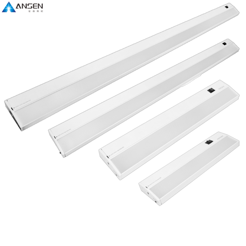 Ansen Under Cabinet Light, 24 inch 18 Watt LED Light for Kitchen/Hallway/Closet, CRI>92, R9>90, Hardwired Installation, Dimmable, 3000K/4000K/5000K(Warm White, Cool White, Daylight)