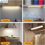 Ansen Under Cabinet Light, 24 inch 18 Watt LED Light for Kitchen/Hallway/Closet, CRI>92, R9>90, Hardwired Installation, Dimmable, 3000K/4000K/5000K(Warm White, Cool White, Daylight)
