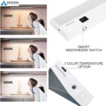 Ansen Under Cabinet Light, 24 inch 18 Watt LED Light for Kitchen/Hallway/Closet, CRI>92, R9>90, Hardwired Installation, Dimmable, 3000K/4000K/5000K(Warm White, Cool White, Daylight)